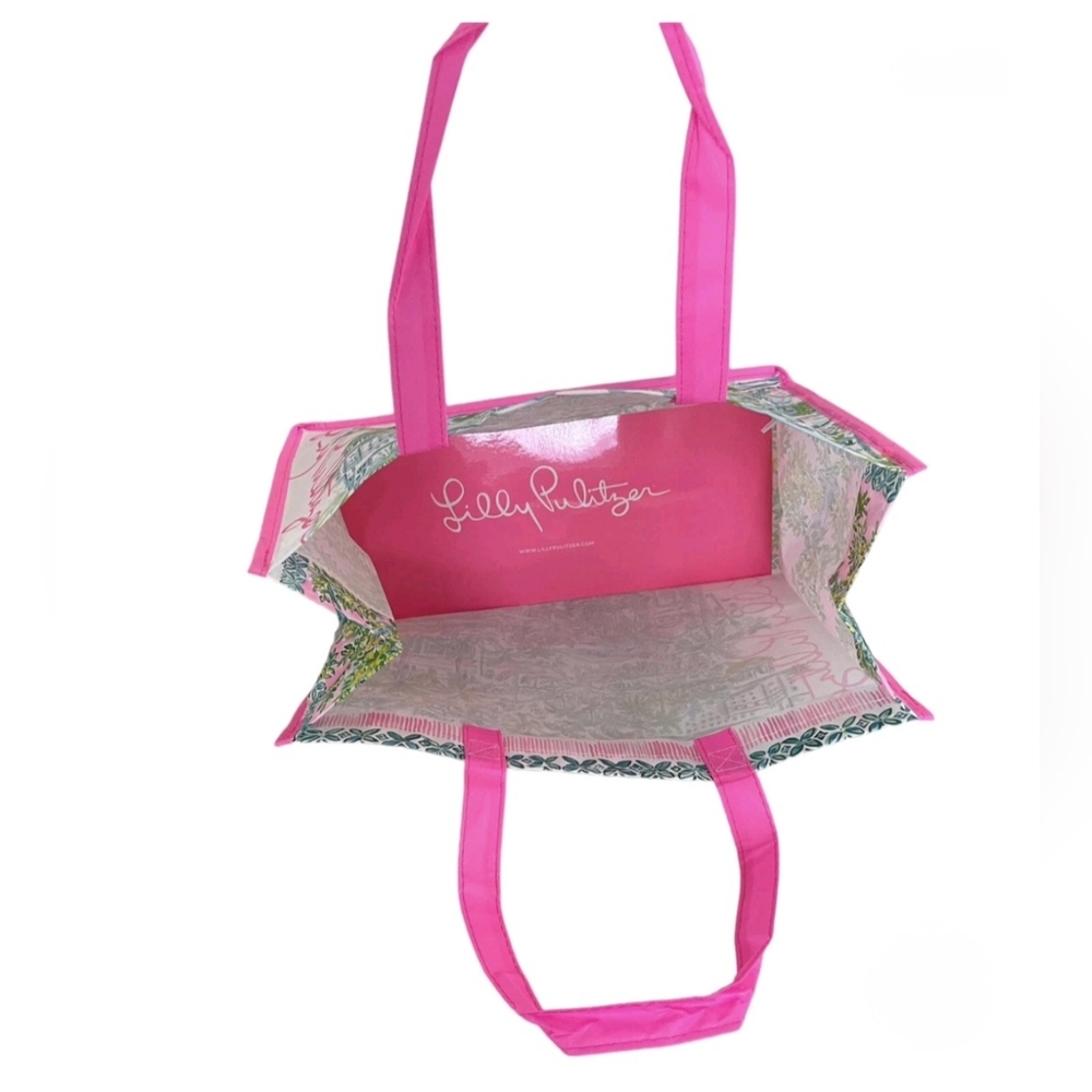 NWOT - Lilly Pulitzer West Palm Beach Tropical Pink Tote - Picture 2 of 9